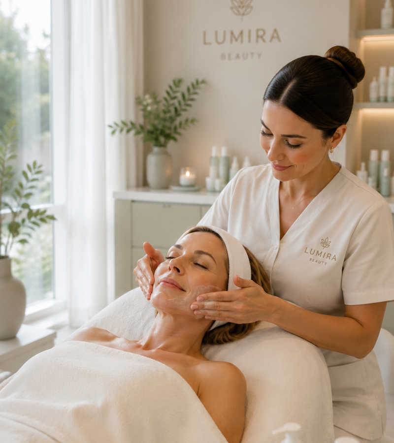 Kosmetikbehandlung bei Lumira Beauty